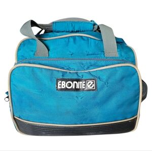 Ebonite Bowling Ball Bag 🎳 Vintage Shoe Compartment 👞 L👀K